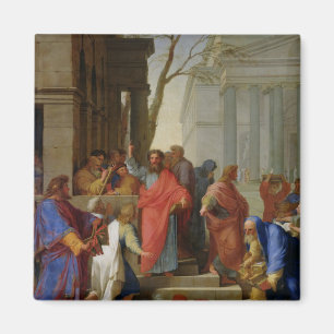 The Sermon of St. Paul at Ephesus, 1649 Magnet