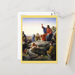 The Sermon on the Mount, Religious Postcard