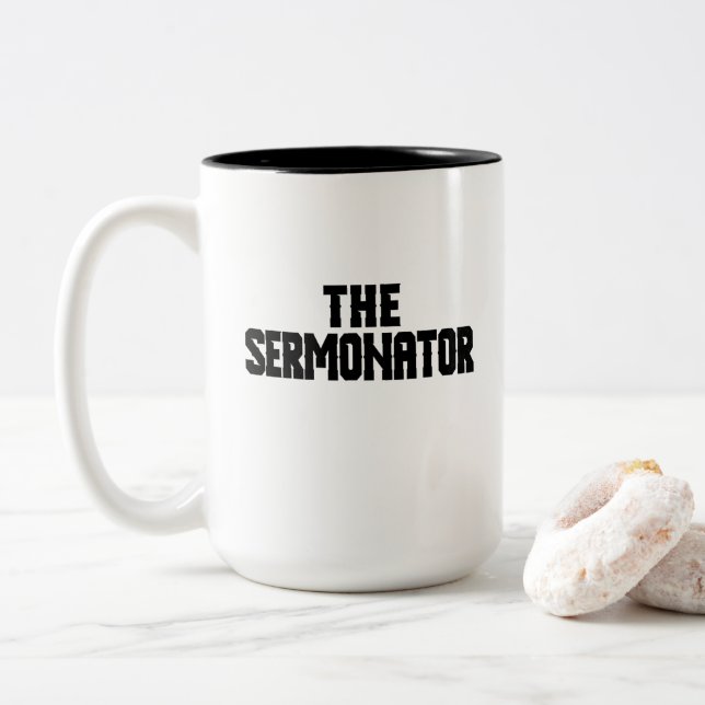 The Sermonator Mug (With Donut)