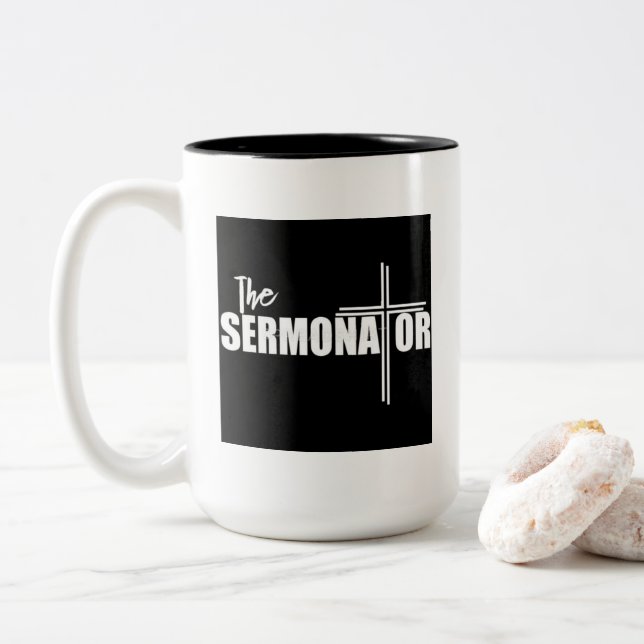 The Sermonator Mug (With Donut)