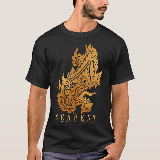 The Serpent Mural Painting T-Shirt (Front)