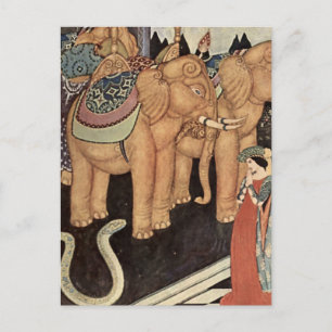 “The Serpent Prince” by Edmund Dulac Postcard