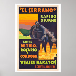 The Serrano Retreat Rosario and Cordoba Argentina Poster