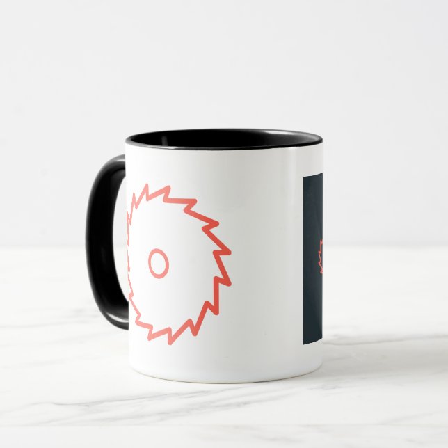 The Serrated Edge Official Mug (Front Left)