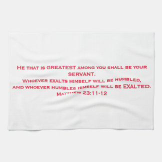 "The Servant's Towel"  ZTC June Sermon Series Tea Towel