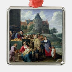 The Seven Acts of Mercy Metal Ornament
