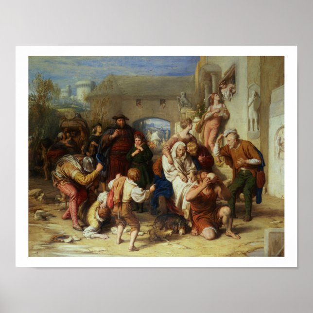 The Seven Ages of Man, 1835-8 (oil) Poster (Front)