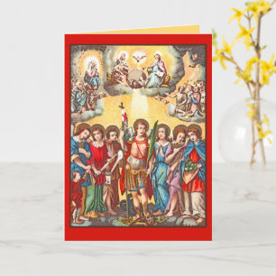 The Seven Archangels (CP 001; Chromolithograph) Card