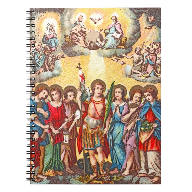 The Seven Archangels (CP 001; Chromolithograph) Notebook (Front)