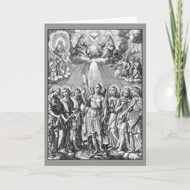 The Seven Archangels (M 034; Engraving) Card (Front)