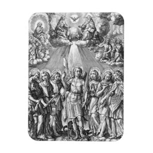 The Seven Archangels (M 034; Engraving) Magnet