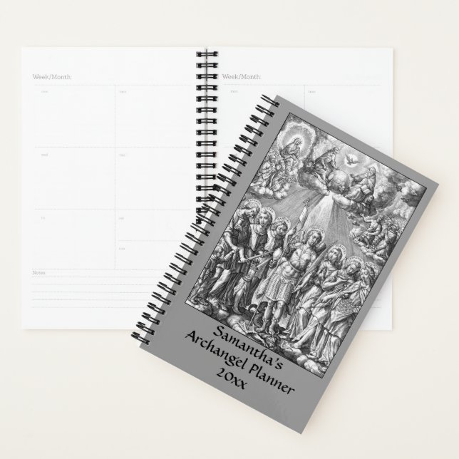 The Seven Archangels (M 034; Engraving) Planner (Display)