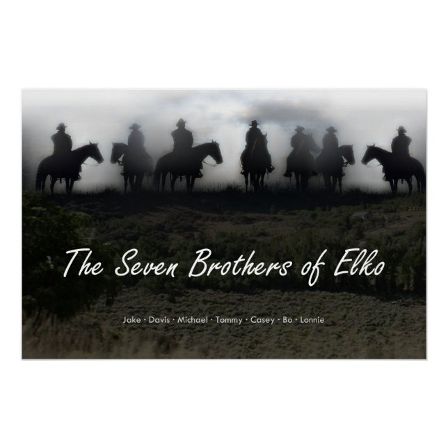 The Seven Brothers of Elko Glossy Poster (Front)