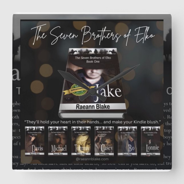 The Seven Brothers of Elko Wall Clock (Front)