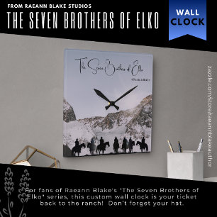 The Seven Brothers of Elko Wall Clock