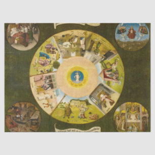 The Seven Deadly Sins and the Four Last Things Tissue Paper