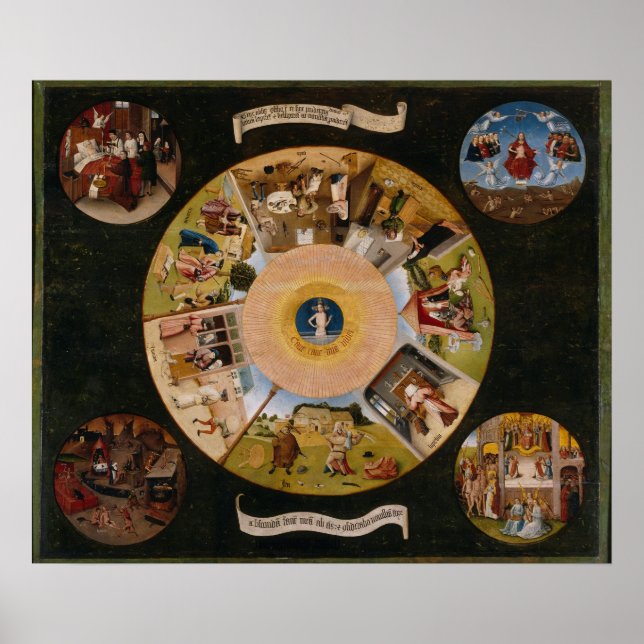 The Seven Deadly Sins by Bosch - Poster (Front)