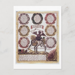 The Seven Deadly Sins (engraving) Postcard