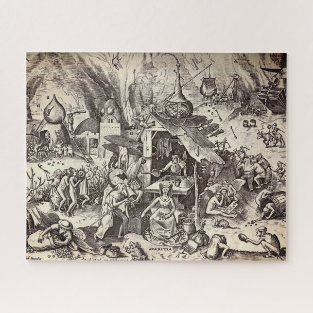 The Seven Deadly Sins - Greed Jigsaw Puzzle (Horizontal)