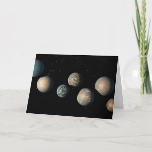 The Seven Earth-Size Planets Of Trappist-1 Card