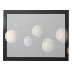 The Seven Earth-Size Planets Of Trappist-1 Notepad