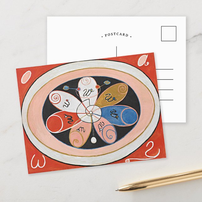 The Seven-Pointed Stars | Hilma af Klint Postcard (Creator Uploaded)