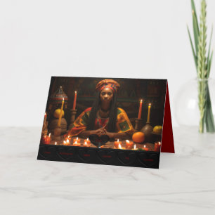 The Seven Principles Of African Heritage Thank You Card