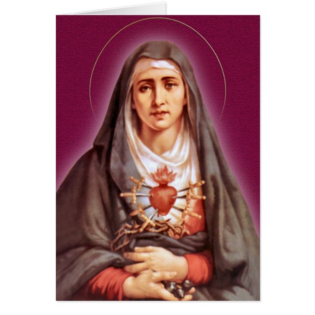 The Seven Sorrows Devotion The Blessed Virgin Mary (Front)