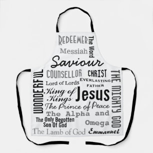 The Seventeen Names of Jesus Christian Apron