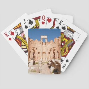 The Severan Basilica, Leptis Magna, Al Khums 2 Playing Cards