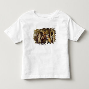 The Severe Steward, or Unfortunate Tenant (oil on Toddler T-Shirt