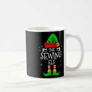 The Sewing Elf Matching Family Christmas Xmas Wome Coffee Mug