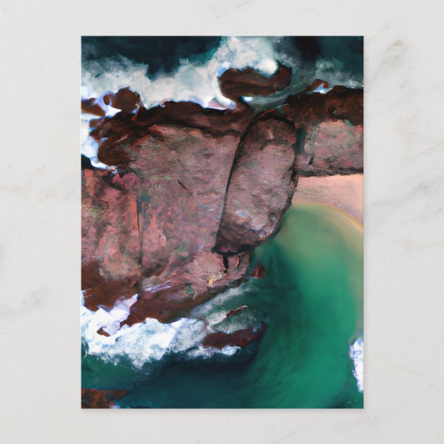 The Seychelles is a group of islands located in th Holiday Postcard (Front)