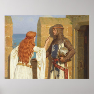 The Shadow, c. 1909 by Edmund Leighton Poster
