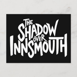 The Shadow over Innsmouth Lettering Holiday Postcard
