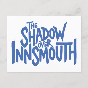 The Shadow over Innsmouth Lettering Holiday Postcard