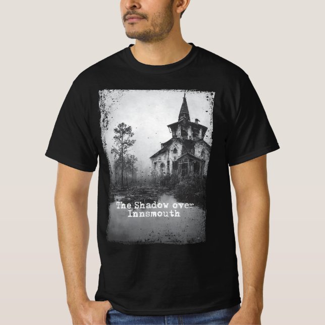 The Shadow over Innsmouth Lovecraft Cthulhu Mythos T-Shirt (Front)