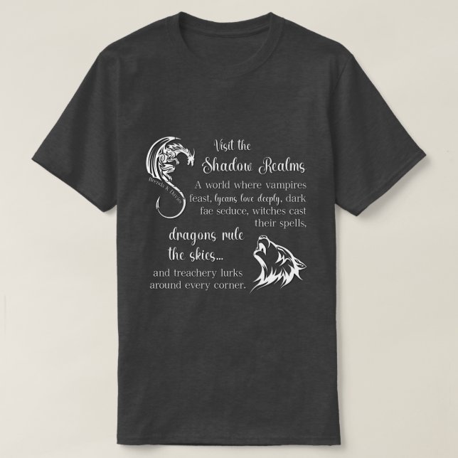 The Shadow Realms T-Shirt (Design Front)