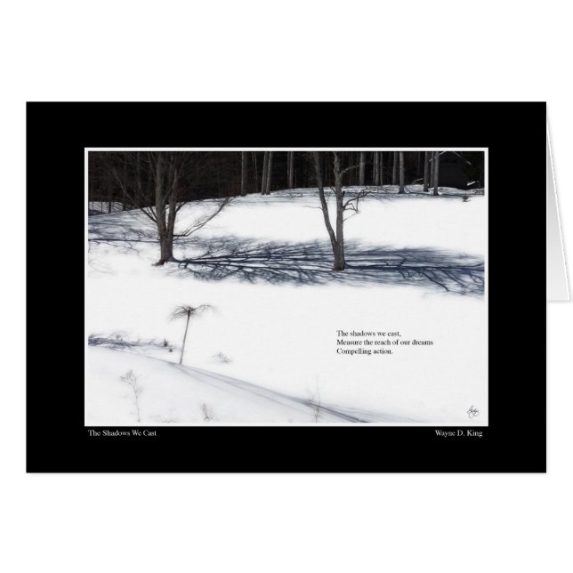 The Shadows We Cast Haiku (Front Horizontal)
