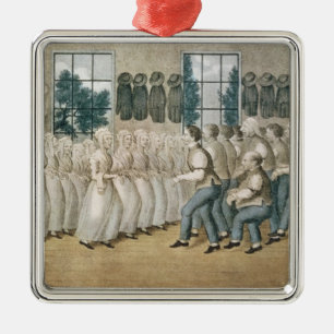 The Shakers near Lebanon Metal Ornament