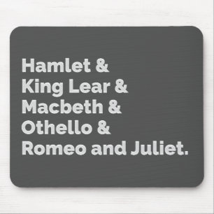 The Shakespeare Plays I Mouse Pad