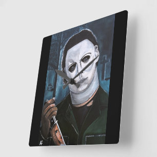 The Shape Painting by Alfred Fox Square Wall Clock