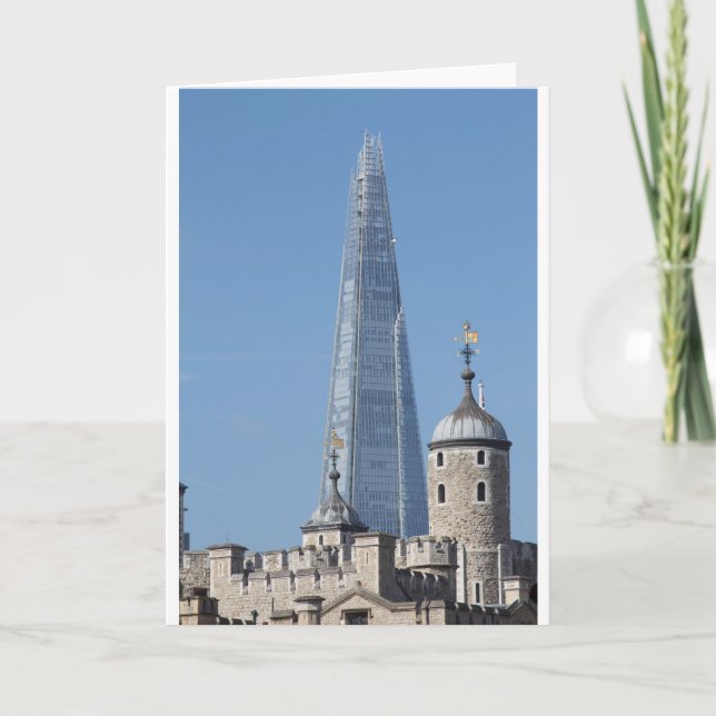 The Shard and Tower of London Card (Front)