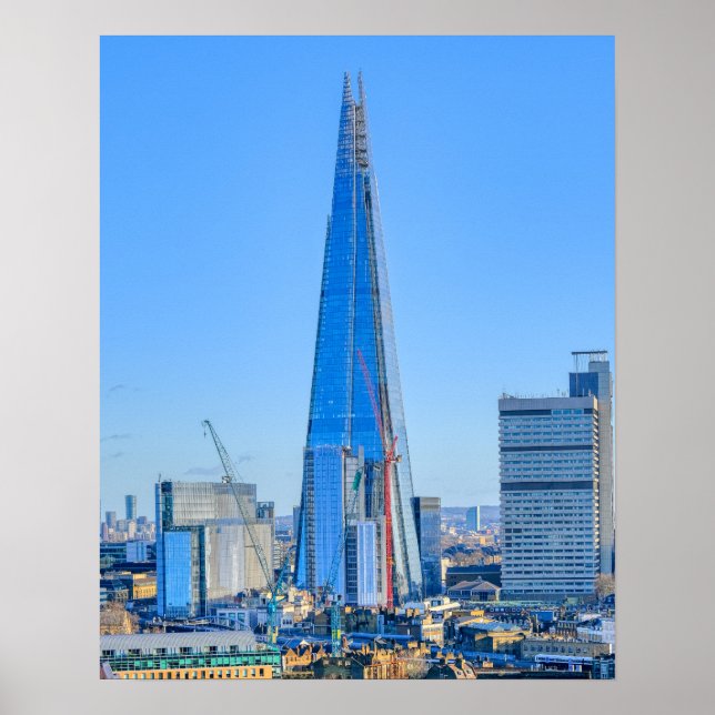 The Shard, London UK Poster (Front)