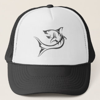 the shark tattoo trucker hat