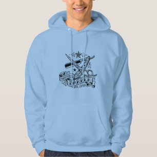 The Sharp Edge Old-School Barber Flash Graphic T Hoodie