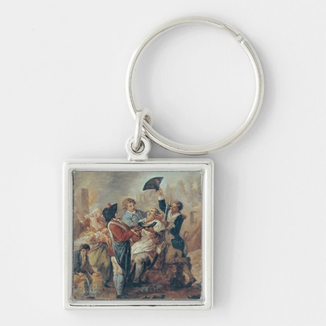The Shaving Mug of Lille, 1793 Key Ring (Front)