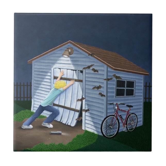  The Shed Ceramic Tile (Front)