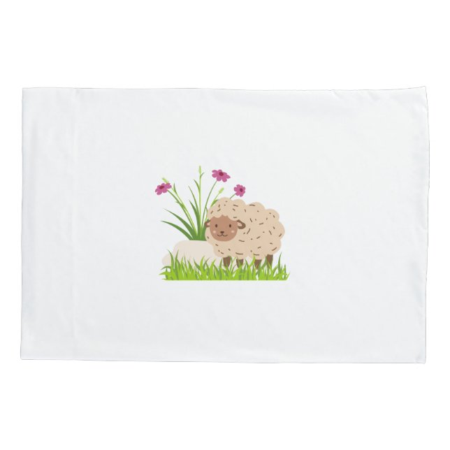 The Sheep Pillowcase  (Back)