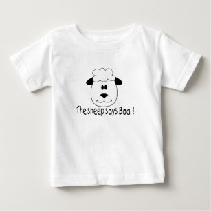 The Sheep Says Baa Baby T-Shirt